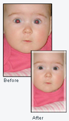 iSYS - red eye removal.